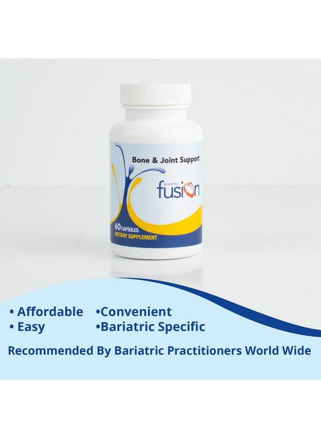Bariatric Fusion Bone and Joint Support* | Chondroitin and Glucosamine Complex | Bariatric Vitamins for Women and Men | Gluten, Dairy and Soy Free | Non-GMO | 60 Capsules - Image 5