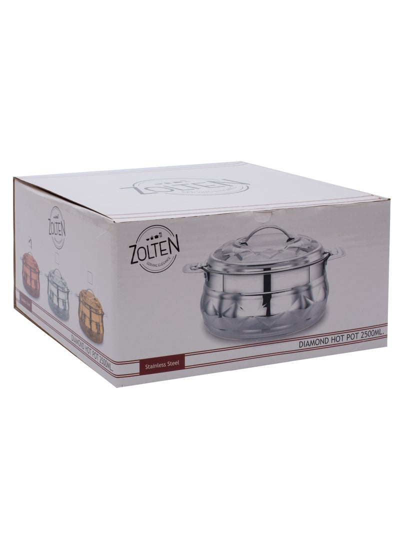 Stainless Steel New Diamond Hotpot 2.5 Liters Rose Gold Colour - pzsku/Z6D9C710F43CE4953A218Z/45/_/1708614850/88261a1c-24df-48ee-a462-813f5a8a747b