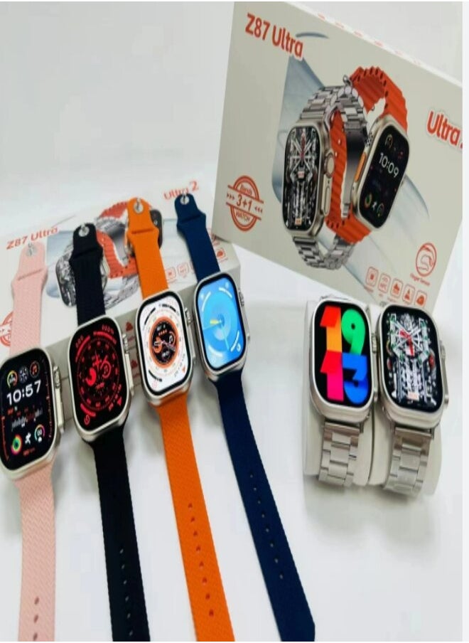 Generic - Z87 Ultra 2 Smart Watch With 3 Bands compatible NFC compass Smart island And More Enjoyable Function - Image 1