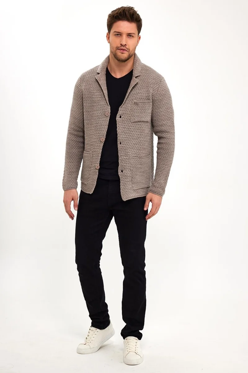 Alexander Gardi V-Neck Buttoned Knit Cardigan (E22-5715)