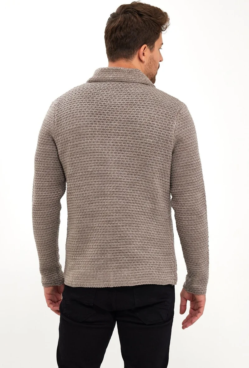 Alexander Gardi V-Neck Buttoned Knit Cardigan (E22-5715)