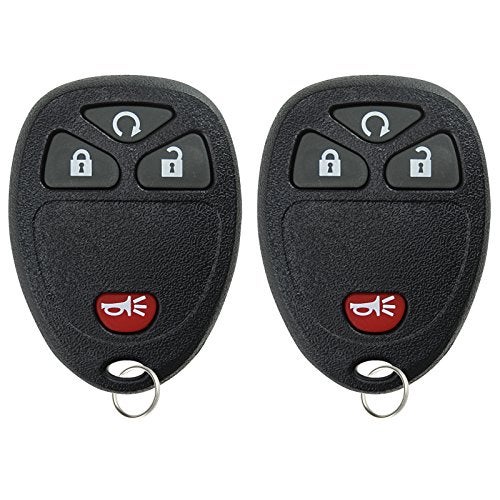 KeylessOption Keyless Entry Remote Control Car Key Fob Replacement for 15114374 (Pack of 2) - Image 1