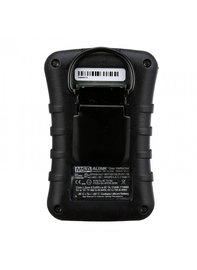 MSA MSA 10092521 ALTAIR Single-Gas Detector - (H2S) Hydrogen Sulfide (Low: 10ppm, High: 15ppm), Color: Black, Portable Gas Monitor, Durable, UL Standard-Approved  - Image 3