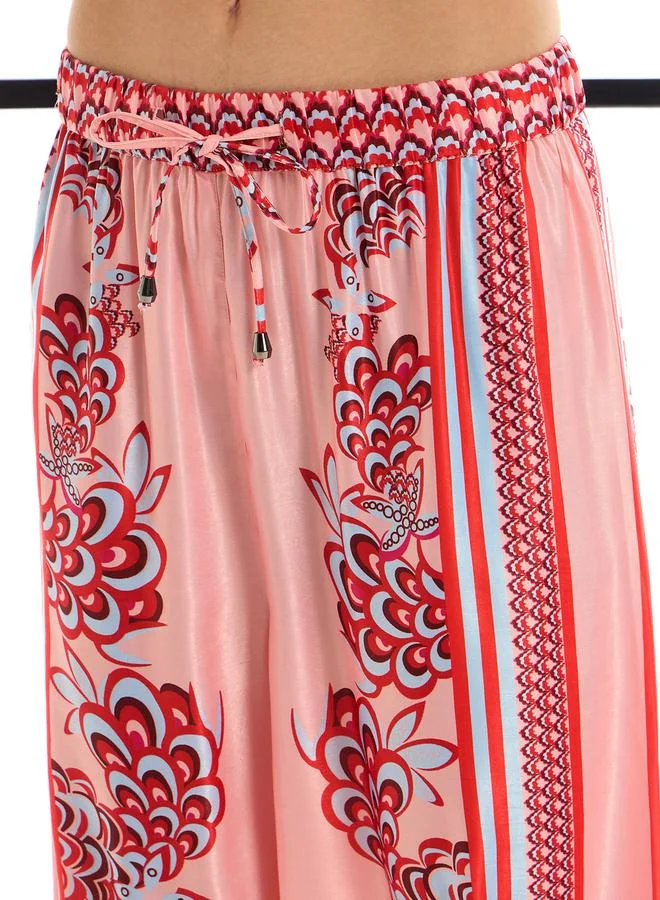 ساسافراس All Over Print Shirt & Straight Leg Pants Co-Ords by Styli