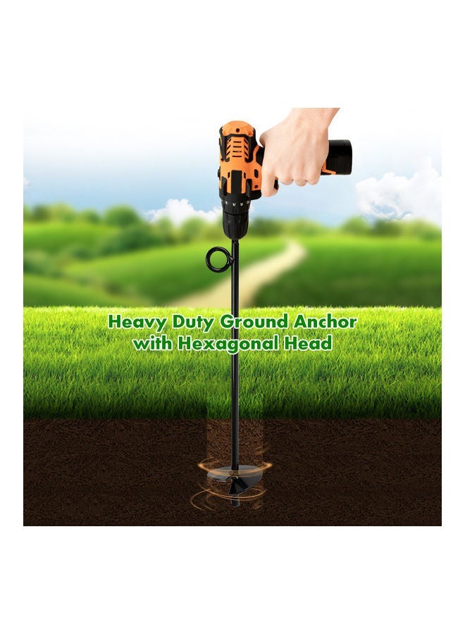 NIBEMINENT Ground Anchor Black  - Image 5