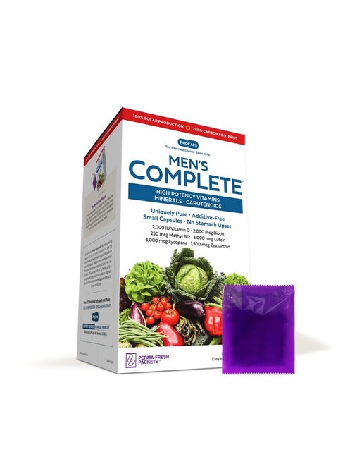 ANDREW LESSMAN Multivitamin - Men's Complete 60 Packets - High Potencies of 30+ Nutrients, Essential Vitamins, Minerals & Carotenoids. Small Easy-to-Swallow. No Binders, No Fillers, No Additives