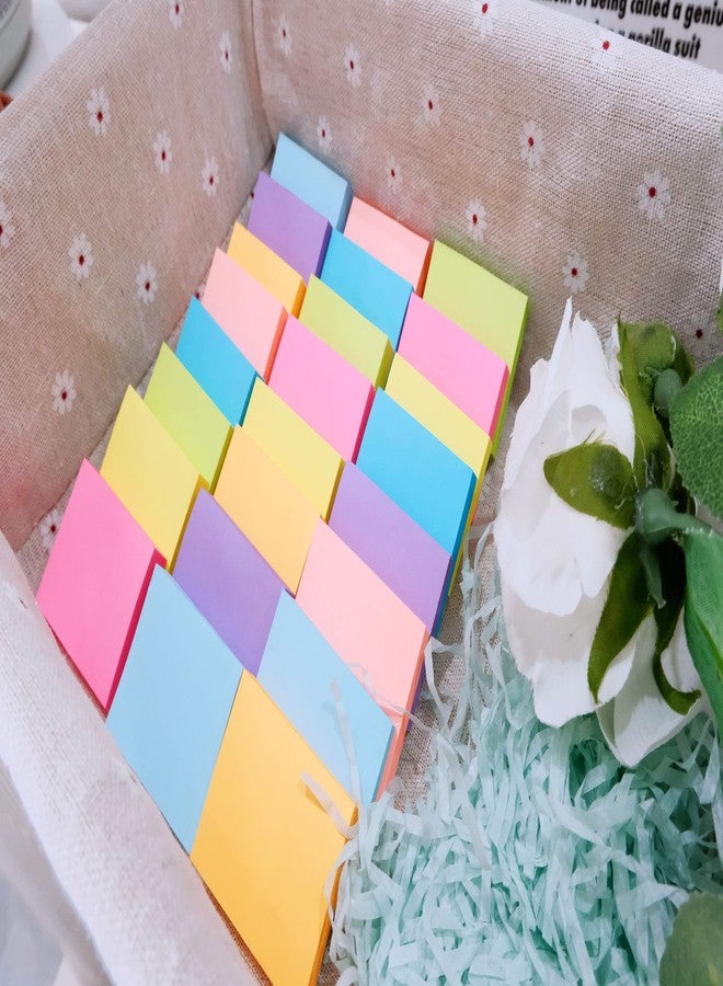 YEECOK (24 Pads) Sticky Notes 1.5x2 in, 8 Colors Post Self Sticky Notes Pad Its, Bright Post Stickies Colorful Sticky Notes for Office, Home, School, Meeting, 75 Sheets/pad - Image 3