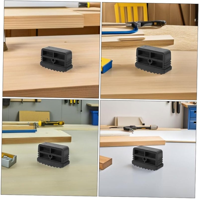 Non Slip Rubber Caps For Ladder Legs 2PCS Black Skid Cushion Covers Stability Noise Reduction - Image 4
