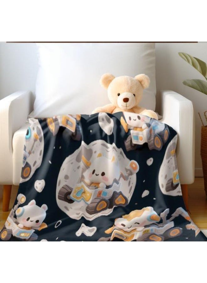 general Flannel thin blanket (warm and comfortable, suitable for sleep, gaming, dust removal and sandproof) 150cm*200cm - 1071 - Image 4