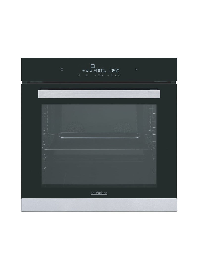La Modano Built-in Oven With Multifuction Cooker, Glass Touch Control Panel With LED Display, 60cm Black, LMBO606MC - Image 1