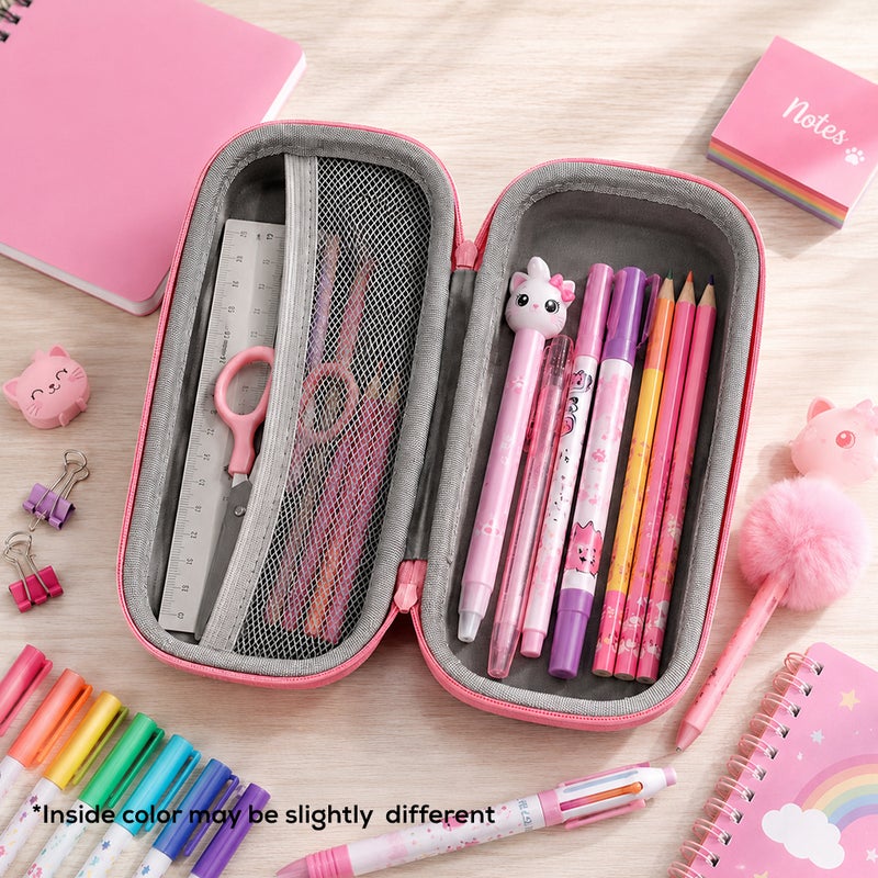 Cocobee Mermaid Love Pencil Case With Internal Mesh Pocket, Sturdy Build, Zipper Closure – Girls, 3+ Years, Multicolor - Image 3