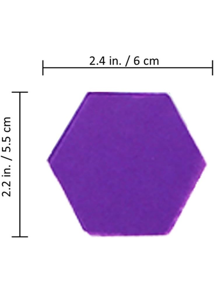 Exquiss Exquiss 2400pcs Precut Hexagon Shape Tissue Paper 24 x 22 Inch for Art Craft Tissue Paper Decorative Hexagon Bee Hive Craft Hexagon Collage Art Rainbow Kids DIY Handcraft Wall Art  - Image 3