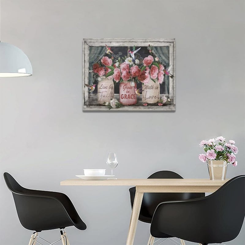 Tijuboni Abstract Rose Canvas Wall Art - Image 4