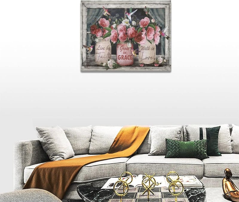 Tijuboni Abstract Rose Canvas Wall Art - Image 5