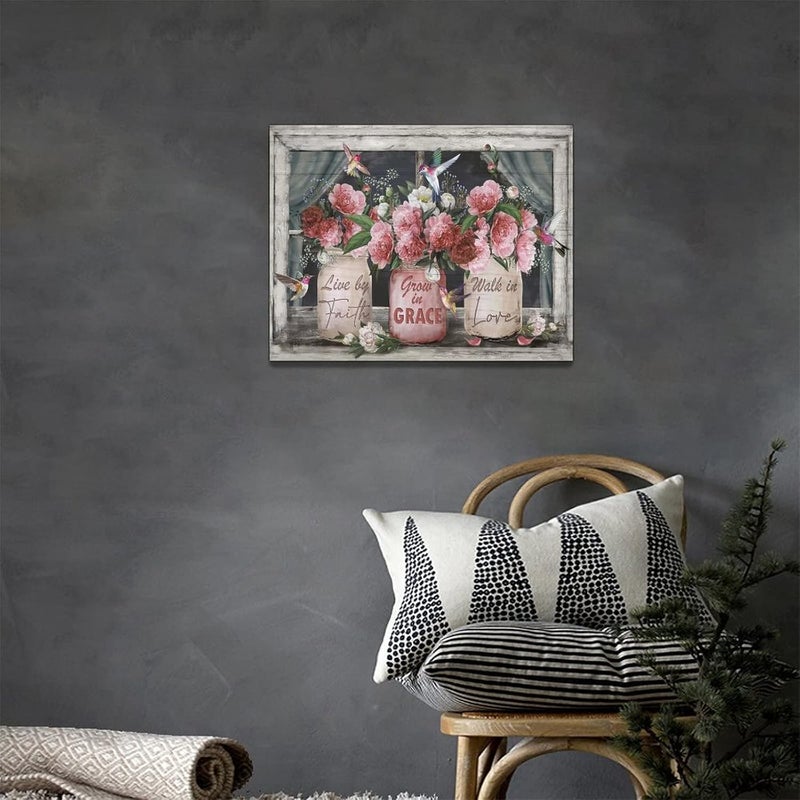 Tijuboni Abstract Rose Canvas Wall Art - Image 3