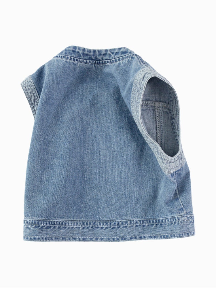 بالابالا فيست جينز بدون أكمام مع تفصيل أمامي للأولاد - Image 5
