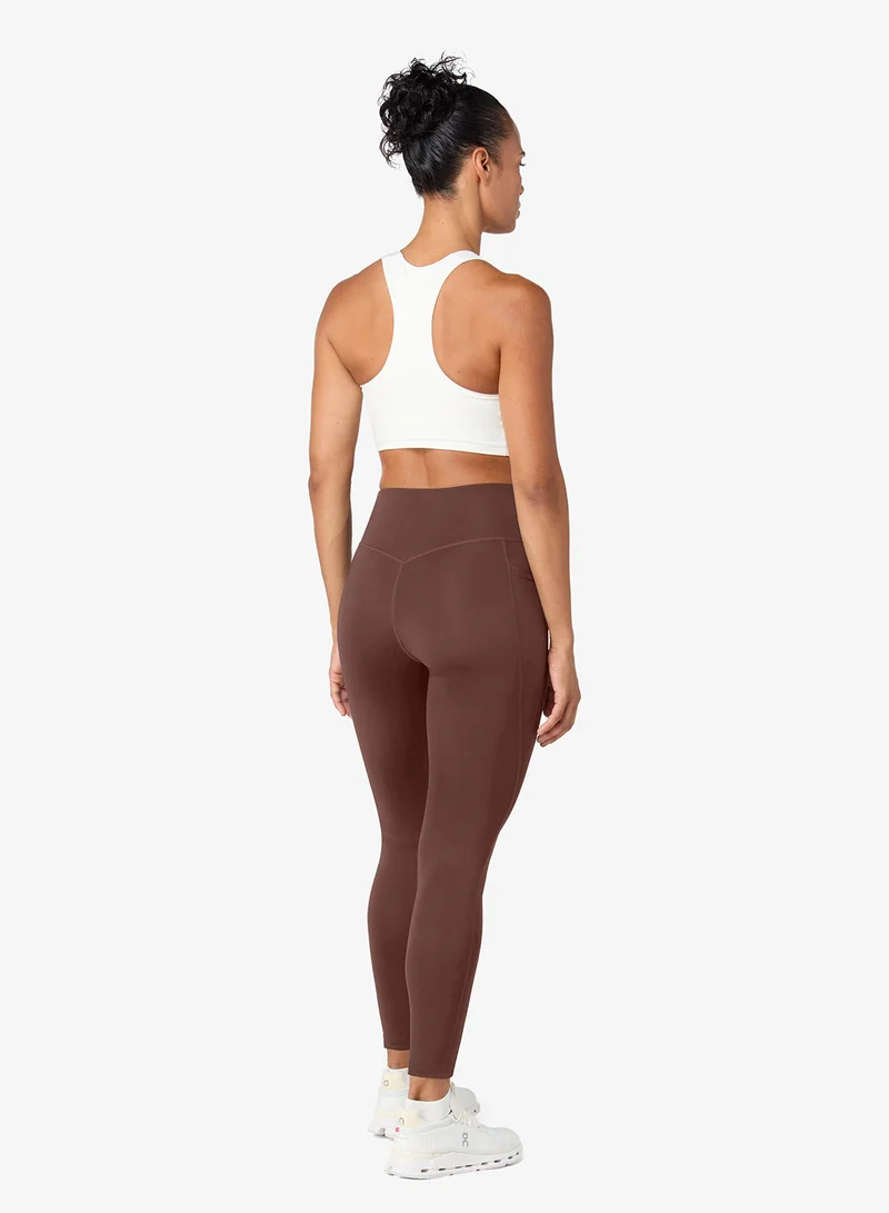 سكوات وولف ليغينغز بخصر مرتفع بطول  بوصة