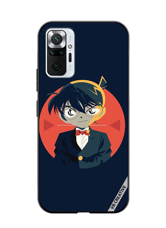 VR CREATIVE - Protective Case Cover For Xiaomi Redmi Note 10 Pro Detective Conan Character Design Multicolour - Image 1