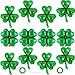 PARTVON 12 PCS Shamrock Balloons for St Patricks Day Decorations 18 Inch Green Leaf Clover St Patricks Day Balloons for Home Birthday Saint Patrick Party Supplies - Image 2