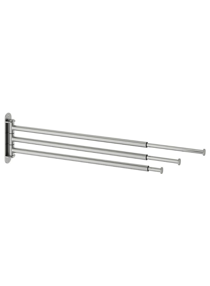Brogrund Towel Holder – 3 Swing Bars | Stainless Steel - Image 1