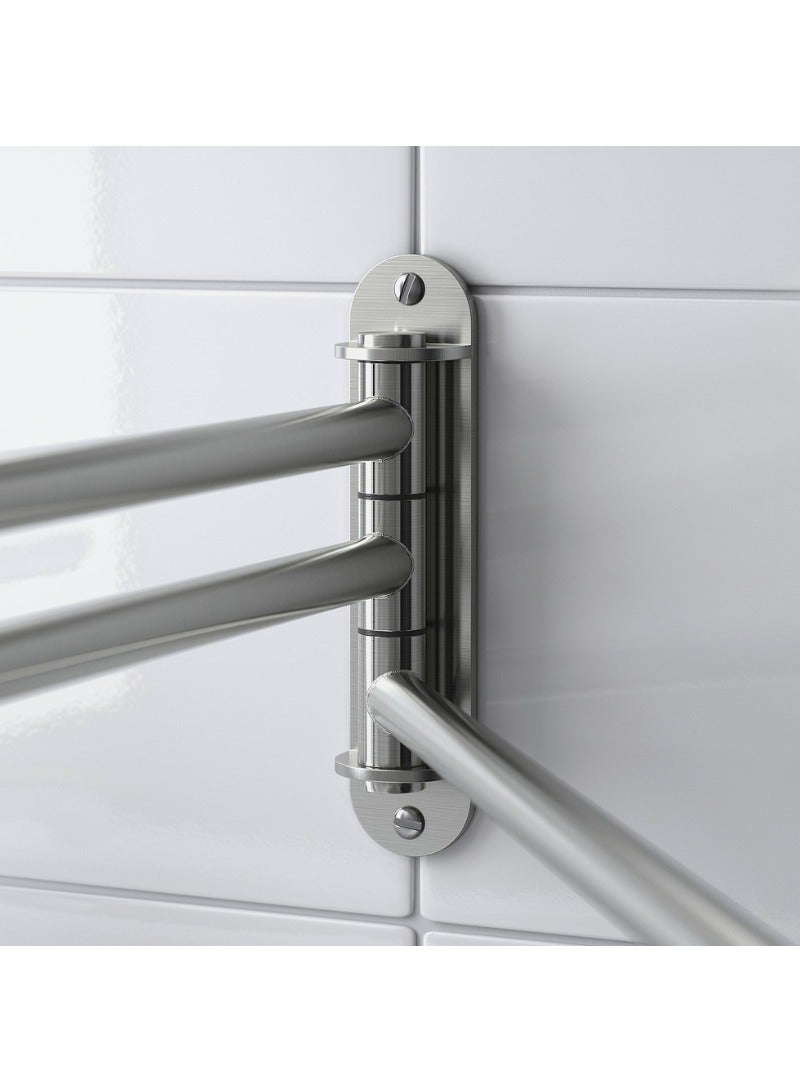 Brogrund Towel Holder – 3 Swing Bars | Stainless Steel - Image 2