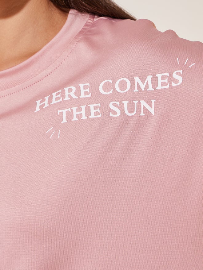 Take Two Take Two Round Neck Shoulder Slogan T-shirt  - Image 4