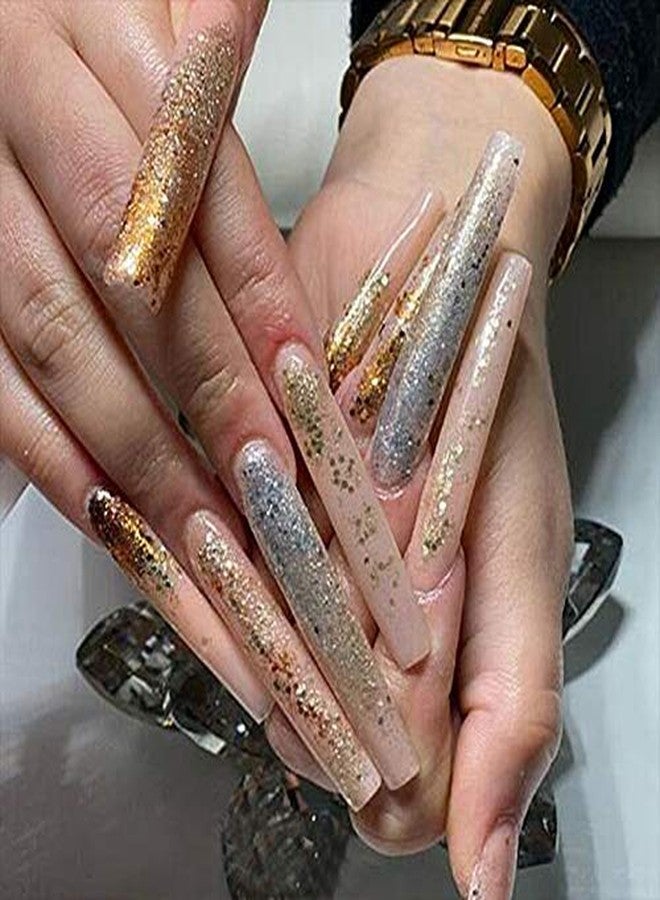 Yimart 100pcs White/Clear/Natural Extra Long Curve Nail Tip UV Gel French Acrylic False Nail Art Salon long Tips (Clear) - Image 2