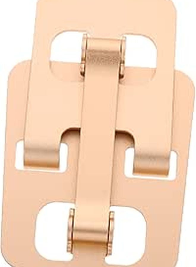 Foldable Aluminum Phone Stand Gold Portable Tablet Holder For Desk Video Calls Movies - Image 1