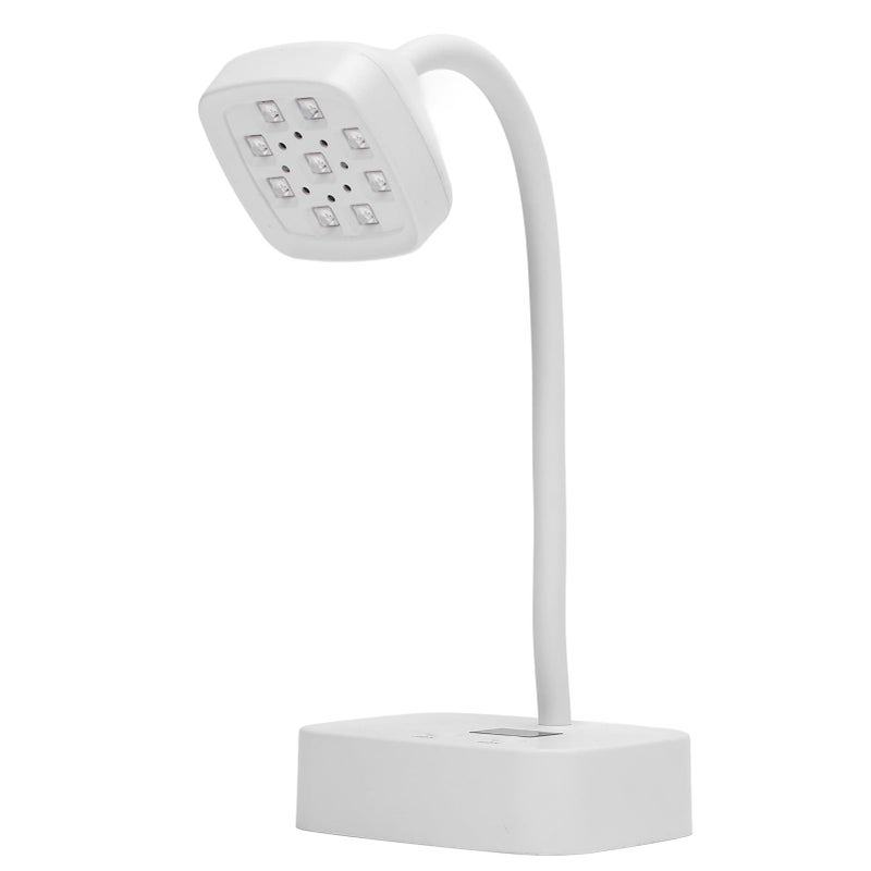 27W Rechargeable Gooseneck LED Nail Lamp Adjustable Quick Drying Gel Nail Dryer for Home Salon - Image 2