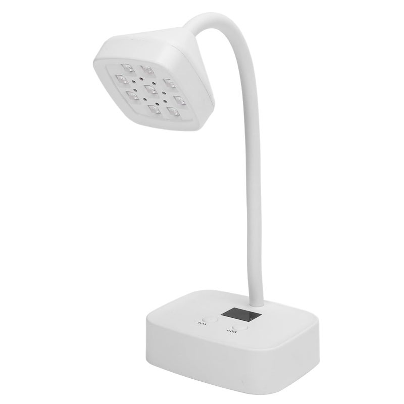 27W Rechargeable Gooseneck LED Nail Lamp Adjustable Quick Drying Gel Nail Dryer for Home Salon - Image 5