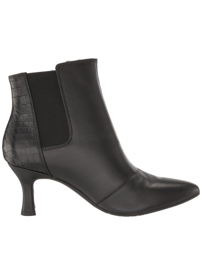 clarks Women's Kataleyna Glow Ankle Boot, Black Leather, 37 EU - Image 2