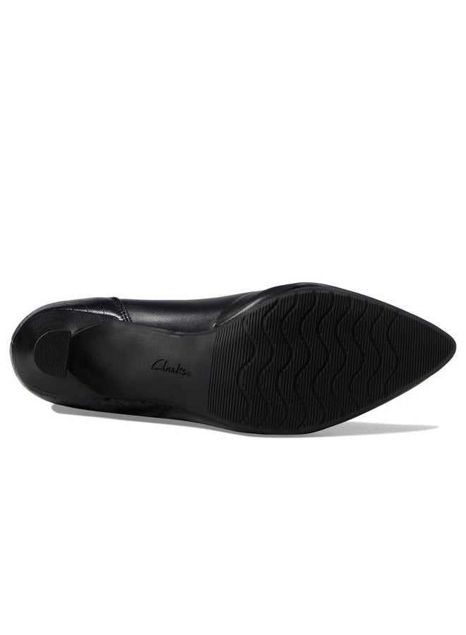 clarks Women's Kataleyna Glow Ankle Boot, Black Leather, 37 EU - Image 4