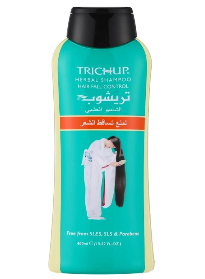 Trichup Hair Fall Control Shampoo - (400ml) | Ayurvedic Anti-Hair Loss & Strengthening Formula - Image 1