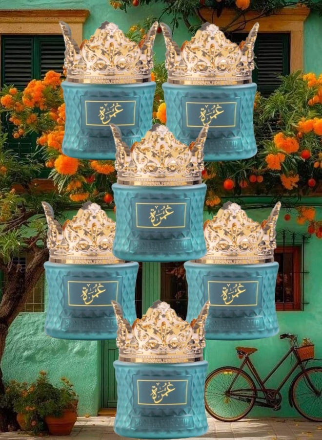 Banafa 6 Pieces Bakhoor Oud Moattar Taj Al Ghamra 35g - Image 1