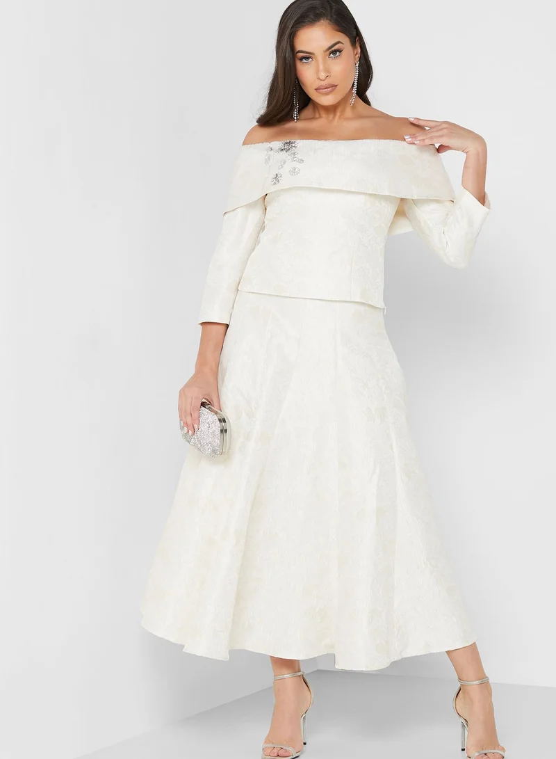 Femi9 Tiered High Waist Skirt
