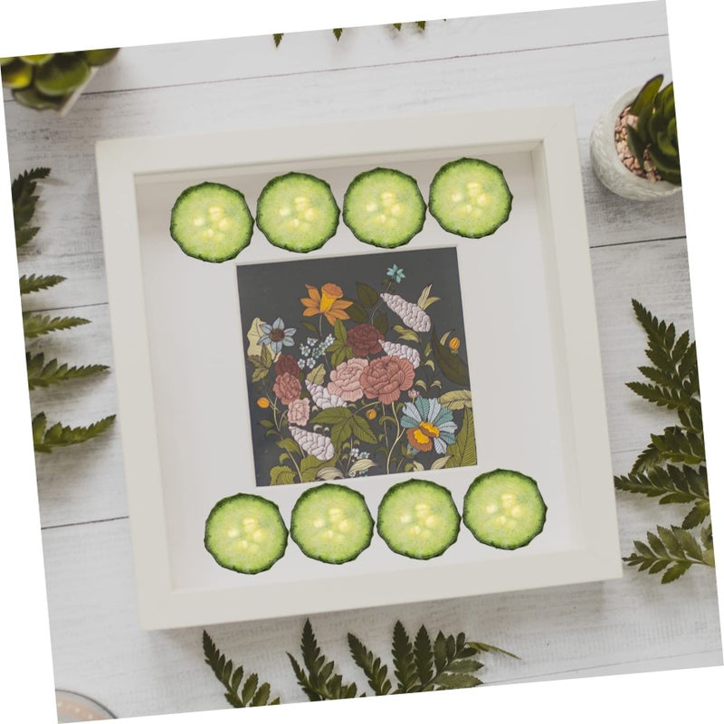 Pressed Cucumber Slices for Resin Crafts DIY Home Supplies Dried Vegetable - Image 5