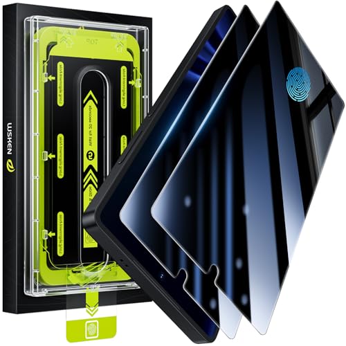 WSKEN for Samsung Galaxy S25 Ultra Privacy Screen Protector - 25 Degree Anti Spy [Fingerprint Unlock Support] Case Friendly Shatterproof Auto Dust Removal Tempered Glass for Galaxy S25 Ultra,2 PCS - Image 1