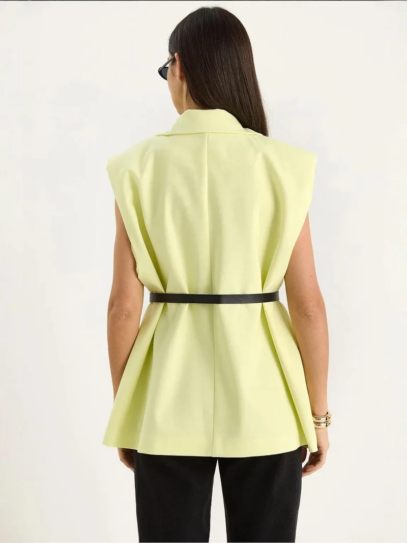Bianco Lucci Multicolor LUCCI Padded Oversized Vest for Women | Best Price UAE