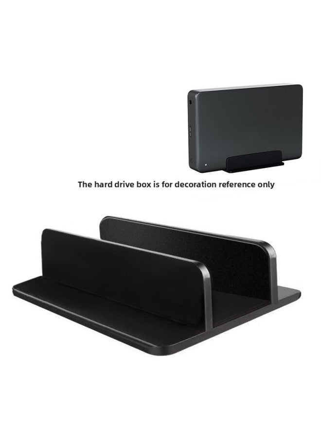 3.5 Inch Mobile Box Base Bracket Desktop Vertical Bracket Noise Reduction Storage For Green SSK-Capacity:[vertical Bracket] 3.5inch Box + 2 Pieces Of 2.2mm Silicone Thickening Pads  - Image 5