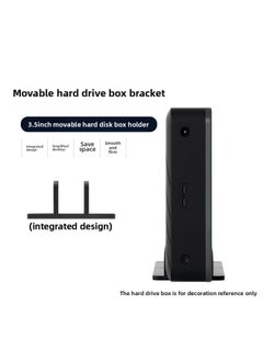 Generic 3.5 Inch Mobile Box Base Bracket Desktop Vertical Bracket Noise Reduction Storage For Green SSK-Capacity:[vertical Bracket] 3.5inch Box + 2 Pieces Of 2.2mm Silicone Thickening Pads  - Image 4