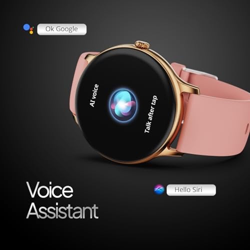 Fire-Boltt Phoenix Round Smart Watch 1.38″ HD Display with Bluetooth Calling, SpO2 & Heart Rate Monitor, 120+ Sports Modes, IP67 Waterproof, Fitness Tracker Smartwatch for Men & Women - Pink - Image 5