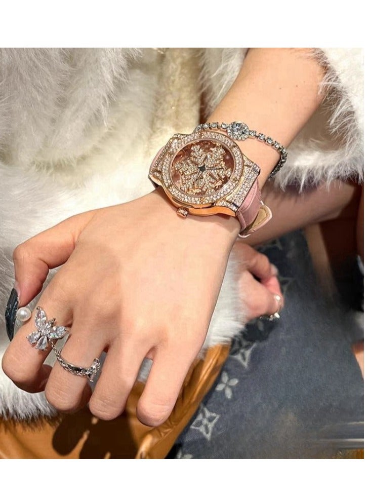 Yiming Ladies' Light Luxury Niche Starry Sky Watch - Image 2
