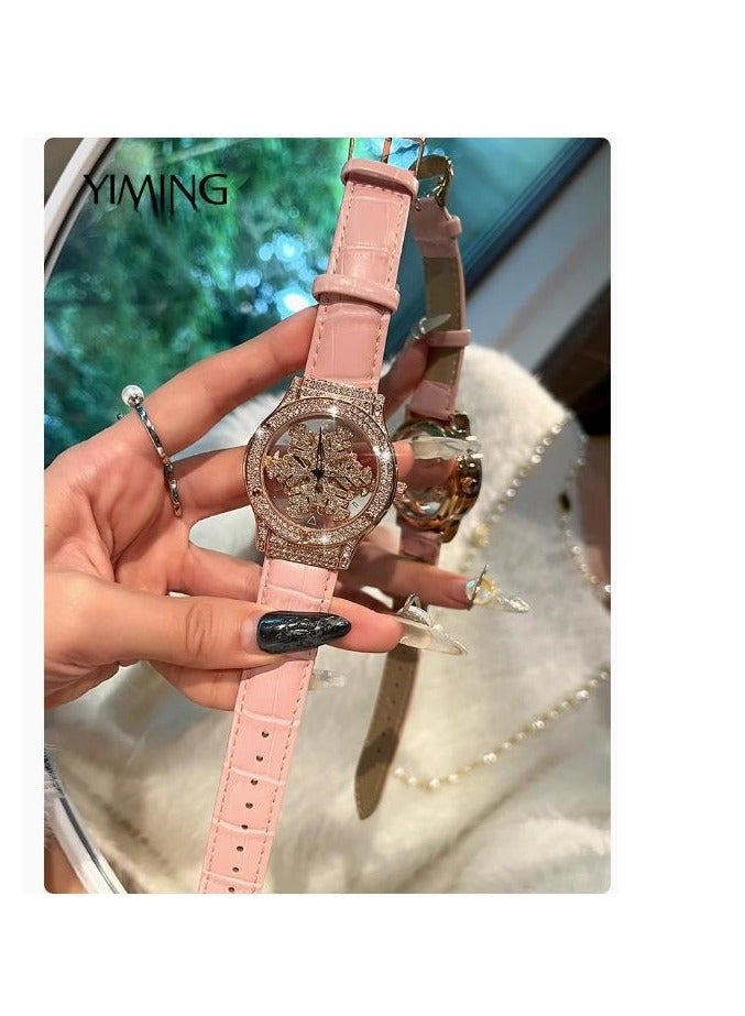 Yiming Ladies' Light Luxury Niche Starry Sky Watch - Image 3