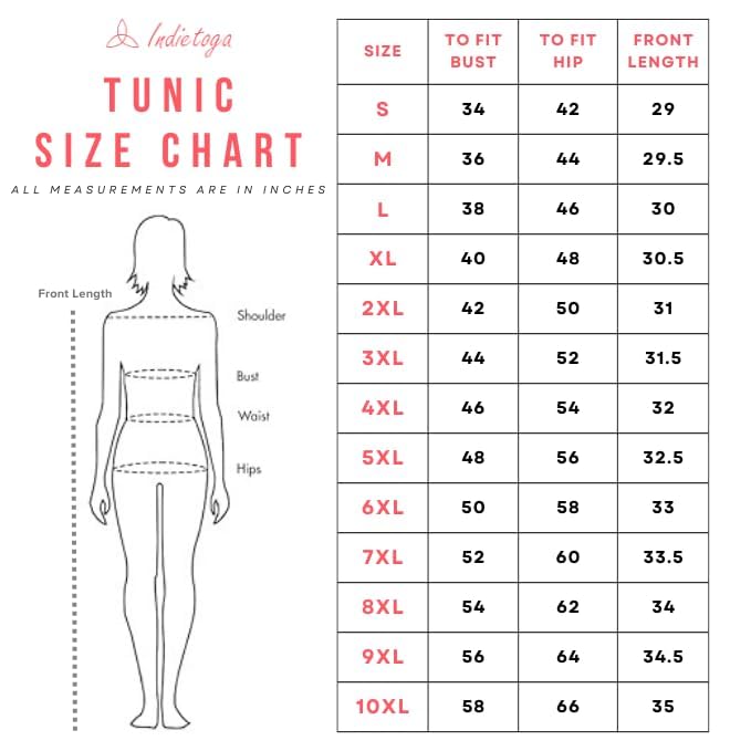 Indietoga Women's Plus Size Casual Longline Tunic Tops (P10001395_ Black Solid_5XL) - Image 2