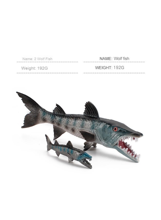 NIBEMINENT Children's Realistic Ocean Fish Model Toys