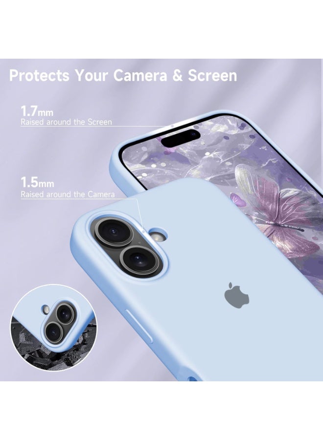 حافظة آيفون 17 من السيليكون الناعم السائل لهاتف آيفون 17 مع بطانة داخلية من الألياف الدقيقة حافظة هاتف واقية مضادة للصدمات لهاتف آيفون 17 6.3 بوصة - Image 3