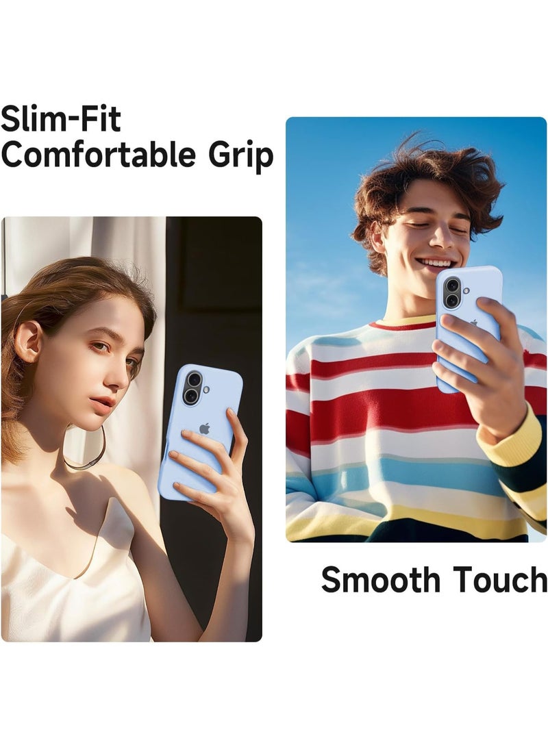 حافظة آيفون 17 من السيليكون الناعم السائل لهاتف آيفون 17 مع بطانة داخلية من الألياف الدقيقة حافظة هاتف واقية مضادة للصدمات لهاتف آيفون 17 6.3 بوصة - Image 5