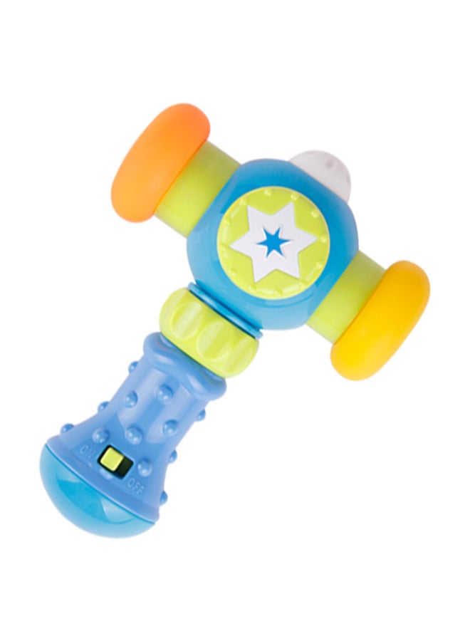 COGNIKIDS لعبة مطرقة موسيقية للأطفال مع ضوء وصوت | مطرقة رنانة برأس ناعم للأطفال من 10 أشهر وما فوق | لعبة ملونة للأطفال لتنسيق اليد والعين ولعب الحواس assorted 1pc - Image 5