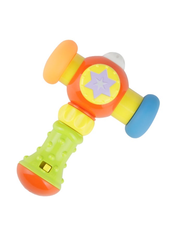 COGNIKIDS لعبة مطرقة موسيقية للأطفال مع ضوء وصوت | مطرقة رنانة برأس ناعم للأطفال من 10 أشهر وما فوق | لعبة ملونة للأطفال لتنسيق اليد والعين ولعب الحواس assorted 1pc - Image 5