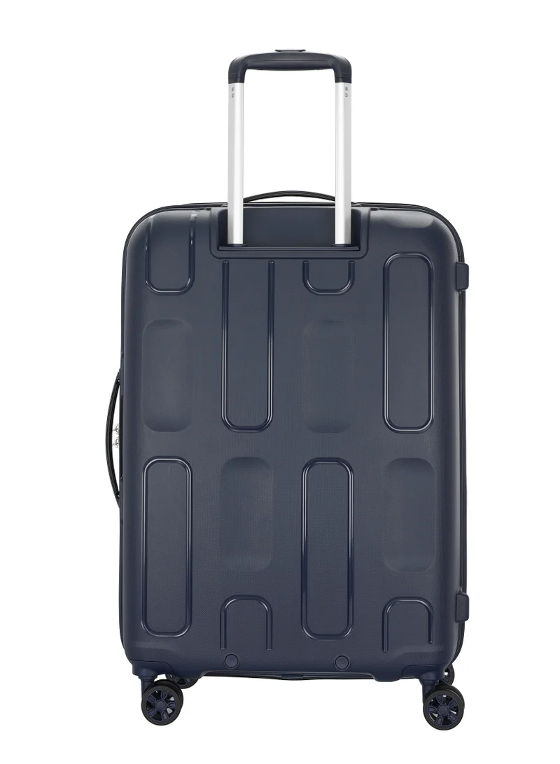 AMERICAN TOURISTER 79 cm / 29 inch Ellipso Suitcase, Check-In Size 79 cm / 29 inch, 4 Spinner Wheels, Hard Top, Polypropylene, Navy|Lightweight|Scratch Resistant Texture|TSA Lock - 3 Years International Warranty  | Best Price UAE